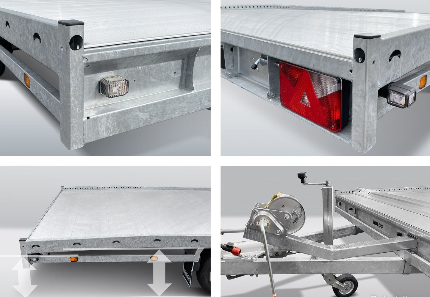 Remorque porte-voitures multi-usage