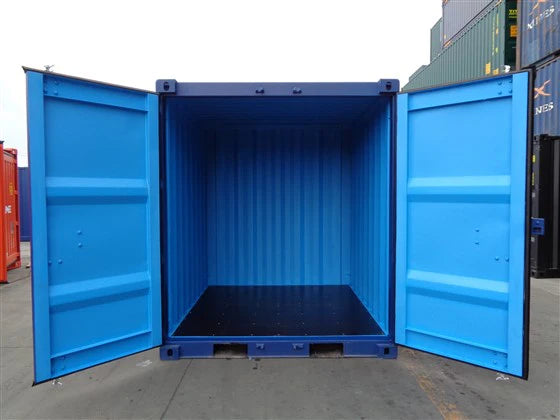 Conteneur maritime neuf de 10 pieds HC, bleu