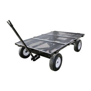 Remorque utilitaire avec attelage et plateau