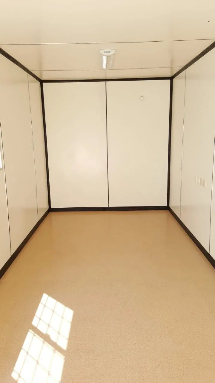 Conteneur de bureau de 20 pieds – 1 porte, 1 fenêtre
