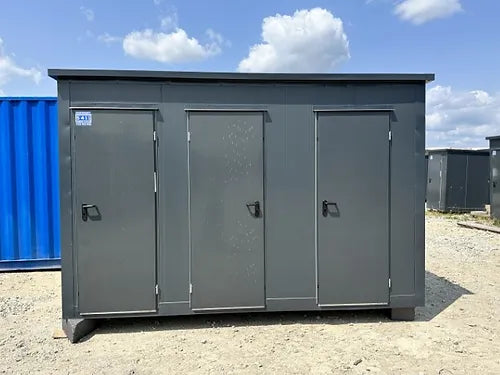 Conteneur sanitaire à 3 cabines