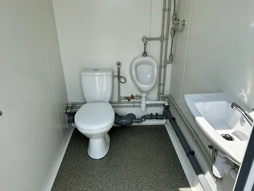 Conteneur sanitaire à 3 cabines