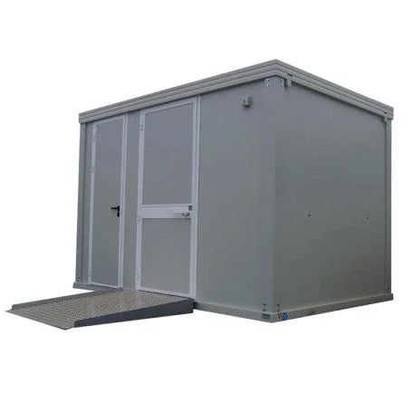 Nouveau module sanitaire PMR avec toilettes et lavabo PMR.