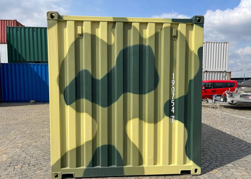 Conteneur maritime de 20 pieds – Camouflage