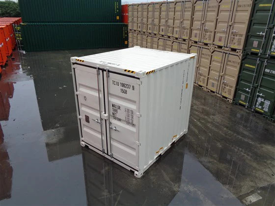 Nouveau conteneur maritime blanc de 10 pieds HC