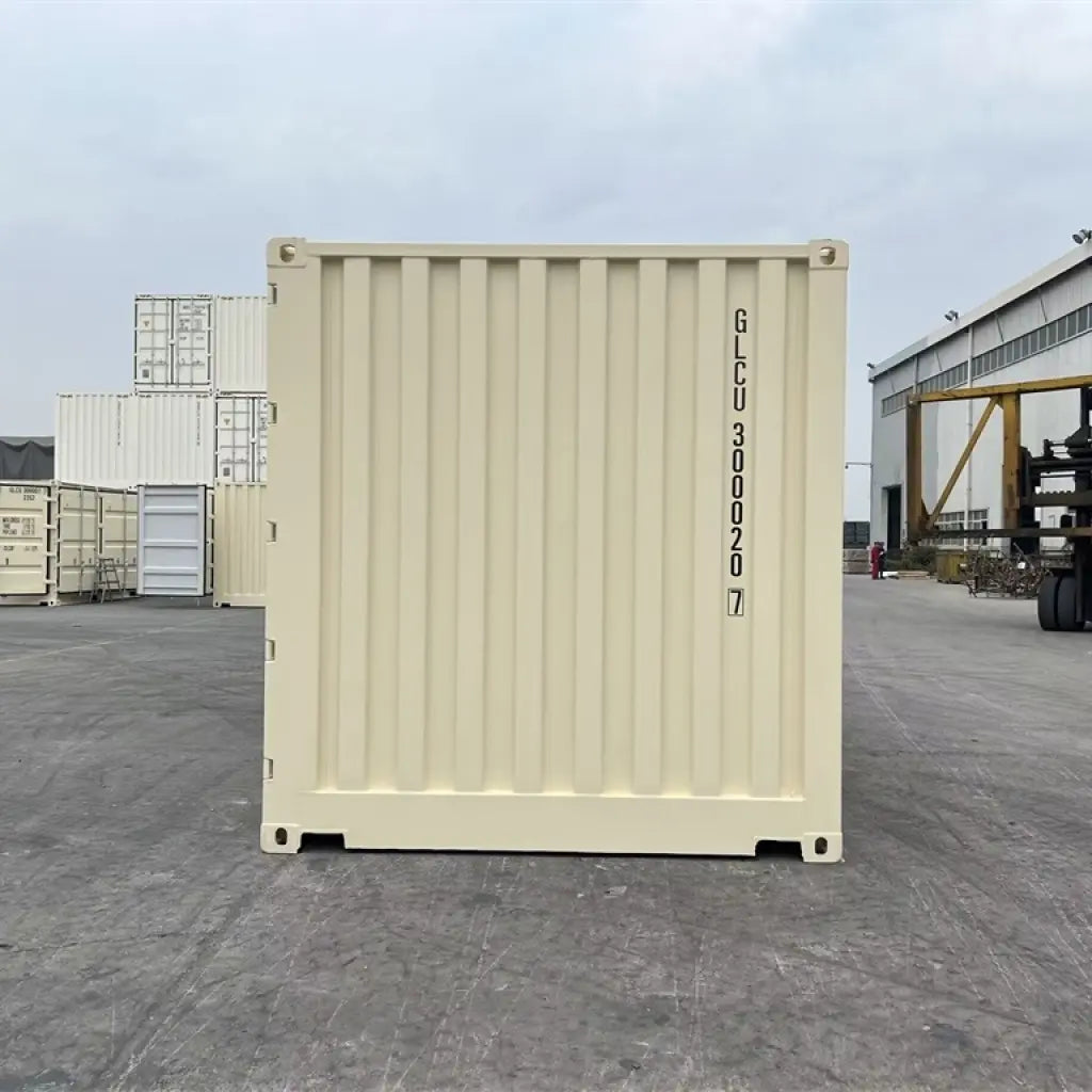 Conteneur maritime beige neuf de 20 pieds à ouverture latérale
