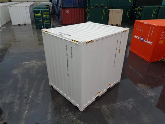 Nouveau conteneur maritime blanc de 10 pieds HC