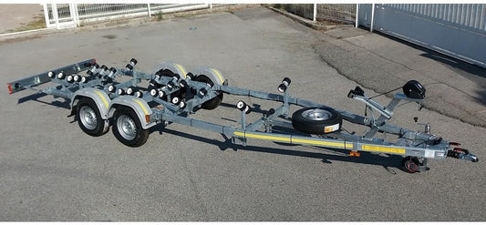Remorque Porte Bateau Double essieu avec Frein