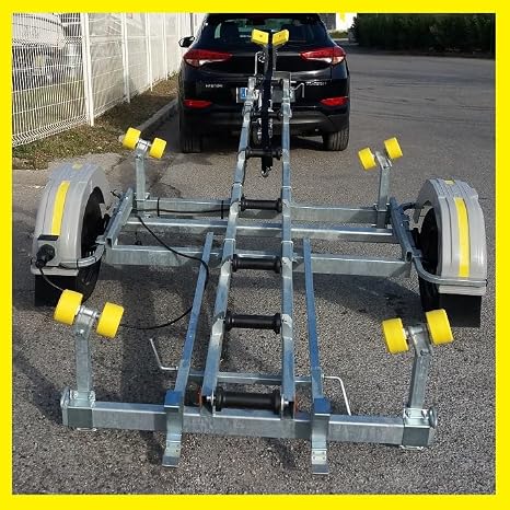 Remorque Porte Bateau Simple essieu