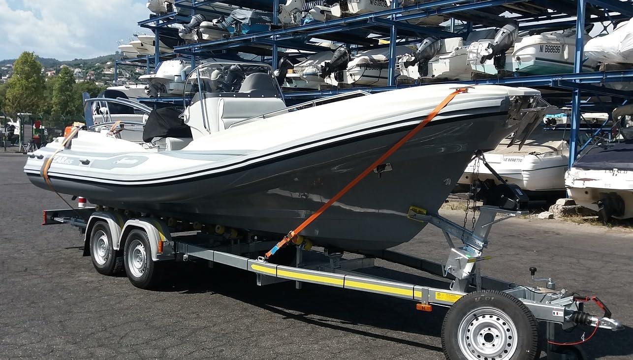 Remorque Porte Bateau Double essieu avec Frein