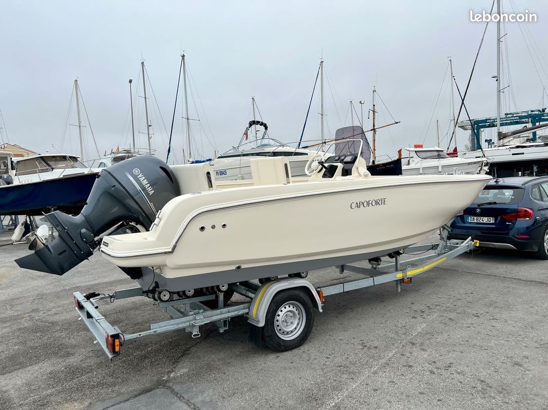 Remorque Porte Bateau Simple essieu avec Frein