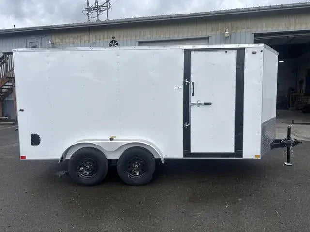Remorque cargo fermée 7×14 – Remorque utilitaire robuste pour le transport d'équipements