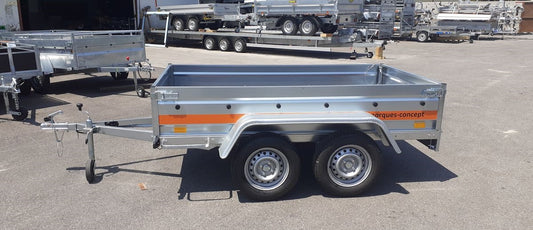 Remorque BAGAGERE ESSIEUX 750kg