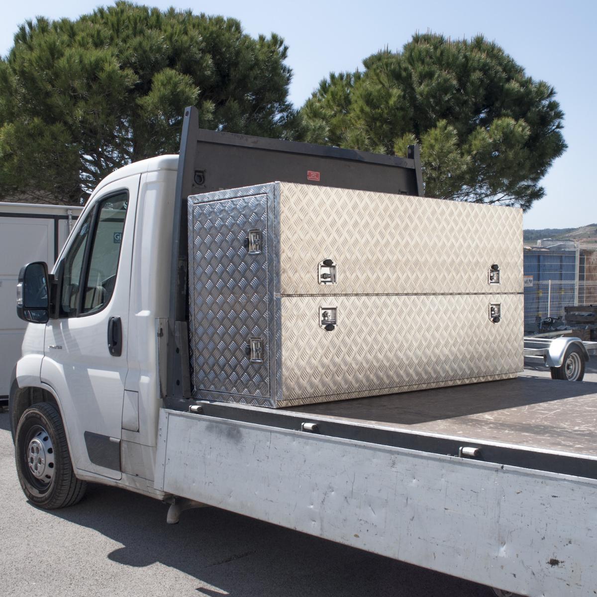 Coffre aluminium 4 ouvertures