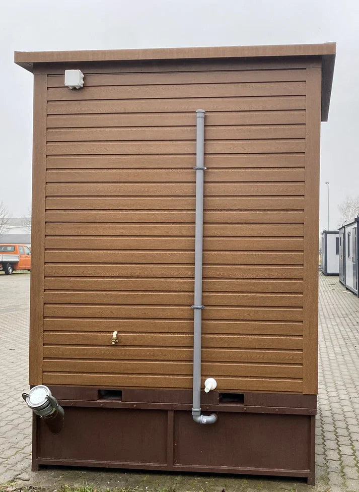 Conteneur sanitaire de 10 pieds de long sur 2,00 m x 2,00 m x 3,00 m